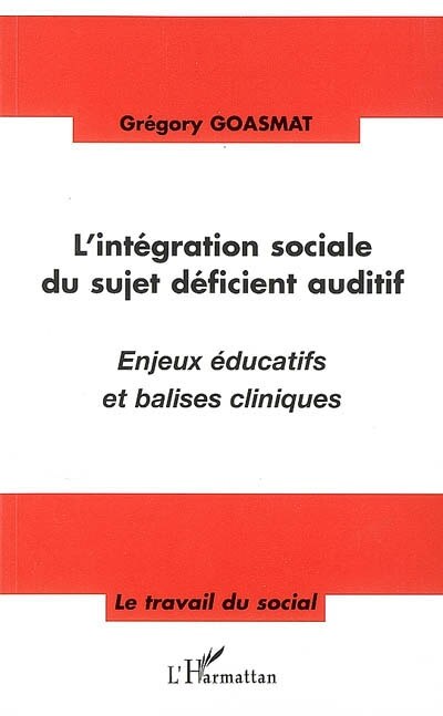 Front cover_L'intégration sociale du sujetdéficient
