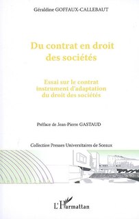 Couverture_Du contrat en droit des soci&eacute;t&eacute;s