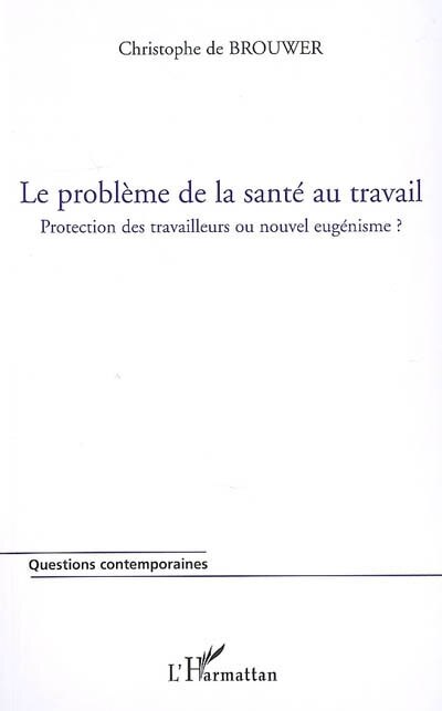 Front cover_Le problème de la santé au travail