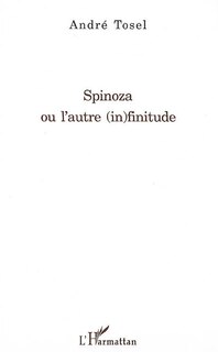 Front cover_Spinoza ou l'autre (in)finitude