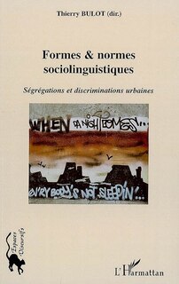 Front cover_Formes &amp  normes linguistiques - ségrégations et discrimi
