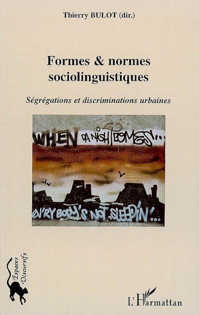 Front cover_Formes &amp  normes linguistiques - ségrégations et discrimi