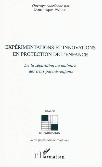 Front cover_Expérimentations et innovations en protection de l'enfance -