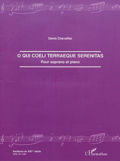 Couverture_O qui coeli terraeque serenitas