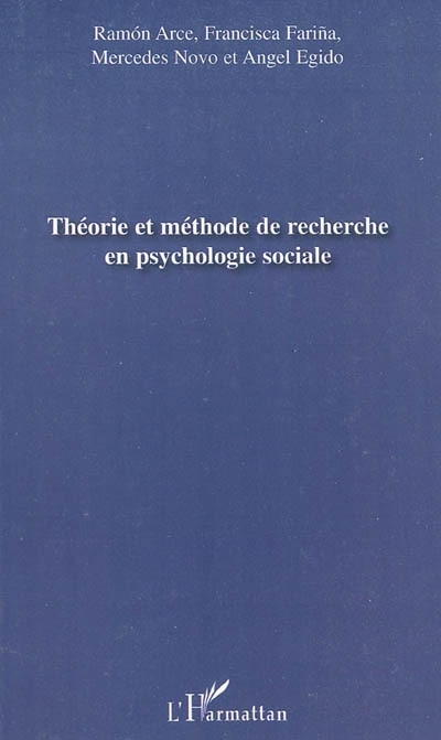 Front cover_Théorie et méthode de recherche en psychologie sociale