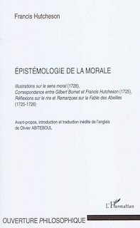 Couverture_Epistémologie de la morale - illustrations sur le sens moral