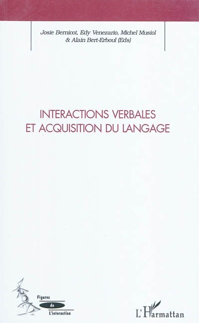 Front cover_Interactions verbales et acquisition du langage