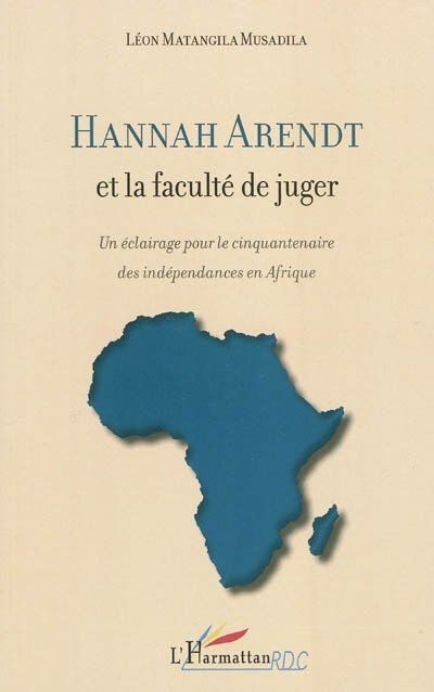 Front cover_Hannah arendt et la facult&eacute; de juger - un &eacute;clairage pour le