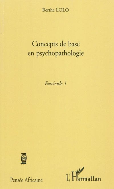 Couverture_Concepts de base en psychopathologie