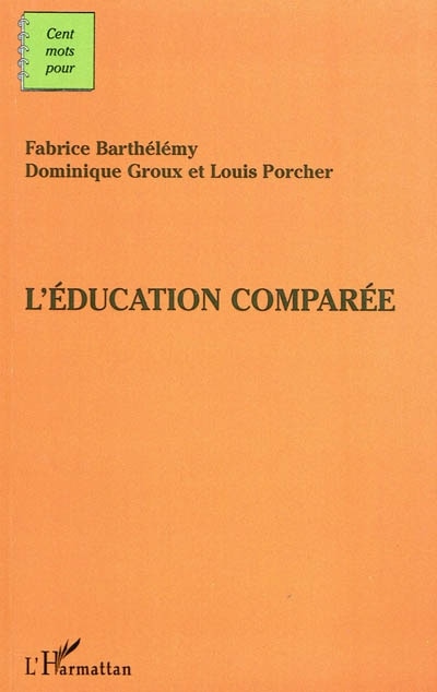 Front cover_Education comparée L'