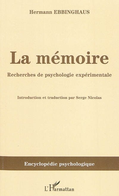 Front cover_La mémoire