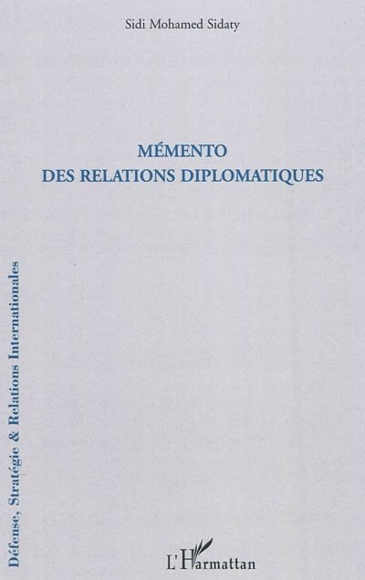 Couverture_M&eacute;mento des relations diplomatiques