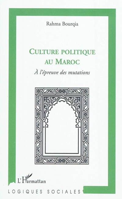 Front cover_Culture politique au Maroc