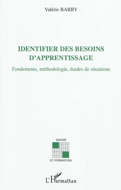 Front cover_Identifier des besoins d'apprentissage