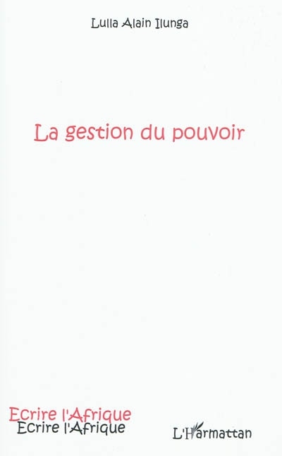 Front cover_GESTION DU POUVOIR