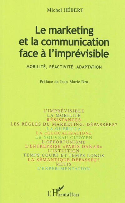 Front cover_Le marketing et la communication face À l'imprévisible - mob