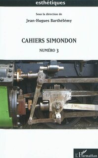 Front cover_Cahiers Simondon 03