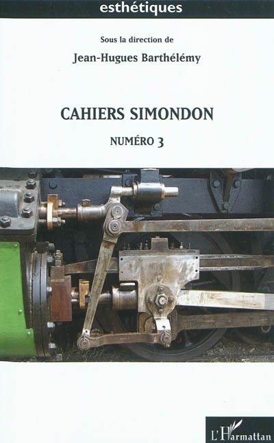 Front cover_Cahiers Simondon 03