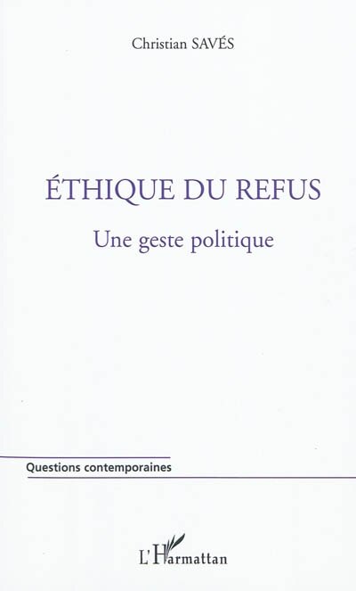 Front cover_Ethique du refus