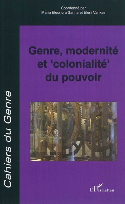 Front cover_Genre, modernit&eacute; et 'colonialit&eacute;' du pouvoir