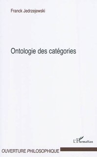 Front cover_Ontologie des catégories