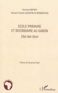 Couverture_Ecole primaire et secondaire au Gabon