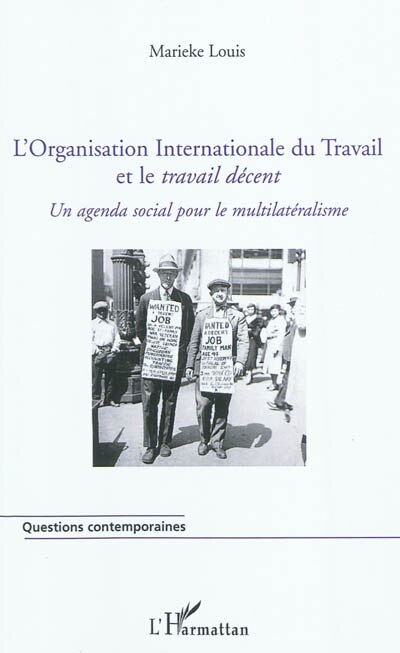 Front cover_L'organisation internationale du travail et le