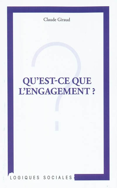 Front cover_Qu'est-ce que l'engagement ?