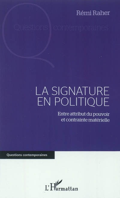 Couverture_La signature en politique