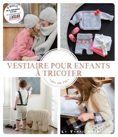 Couverture_Vestiaire pour enfants à tricoter