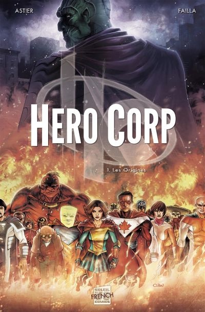 Front cover_Hero corp, Vol. 1. Les origines