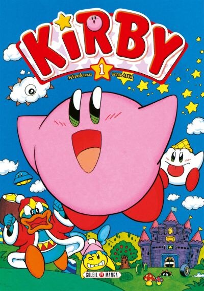 Front cover_Les aventures de Kirby dans les étoiles Tome 1
