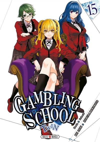 Front cover_Gambling school twin, Vol. 15