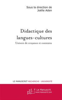 Front cover_Didactique des langues-cultures
