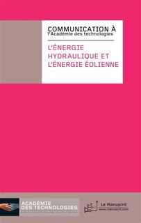 Front cover_L'énergie hydraulique et l'énergie éolienne
