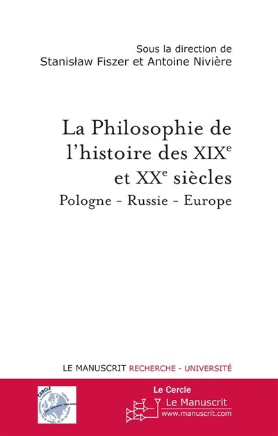 Couverture_La philosophie de l'histoire des XIXe et XXe si&egrave;cles