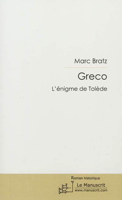 Front cover_Greco : l'énigme de Tolède