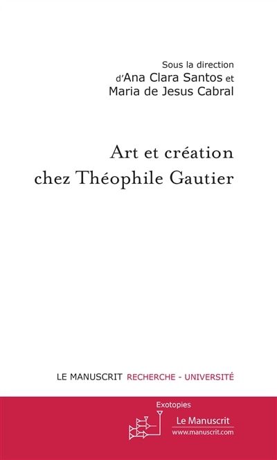Front cover_Art et création chez Théophile Gautier