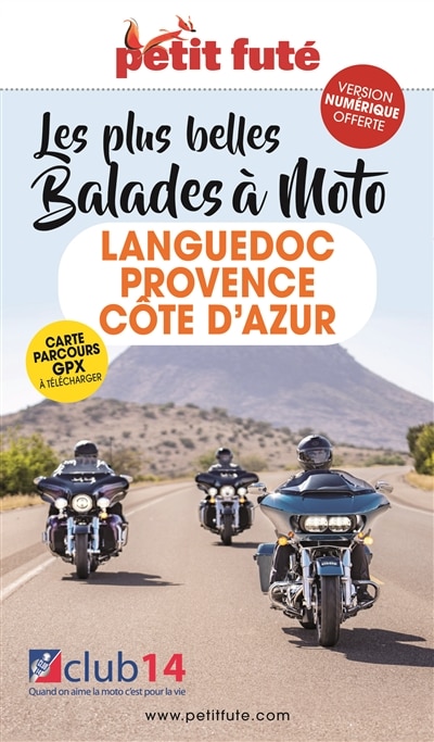 Couverture_Les plus belles balades à moto : Languedoc, Provence, Côte d'Azur