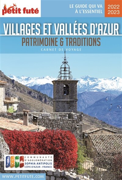 Couverture_Villages et vallées d'Azur 2022-2023 : patrimoine & traditions