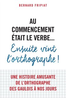 Front cover_Au commencement était le verbe...