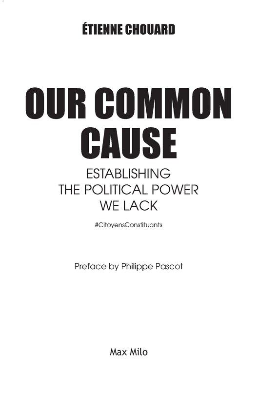 Front cover_Our common cause