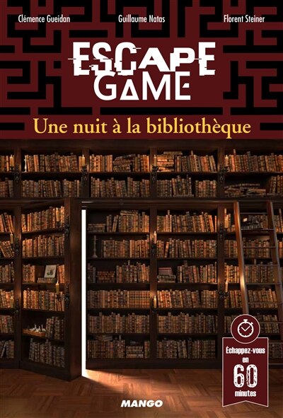 Couverture_Escape game : une nuit à la bibliothèque