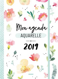 Front cover_Mon Agenda Aquarelle 2019