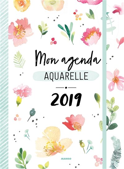 Front cover_Mon Agenda Aquarelle 2019