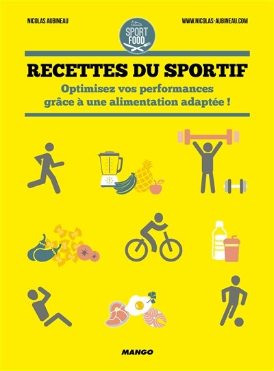 Front cover_Recettes du sportif : optimisez vos performances grâce à une alimentation adaptée !