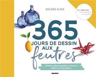 Front cover_365 jours de dessin aux feutres