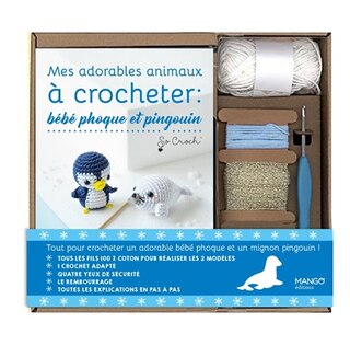 Front cover_Mes adorables animaux à crocheter bébé phoque et pingouin