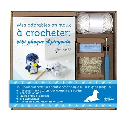 Front cover_Mes adorables animaux à crocheter bébé phoque et pingouin