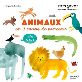 Front cover_Animaux en 3 coups de pinceau